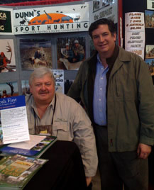 Bob Dunn and Josh First at Eastern Outdoors Sports Show